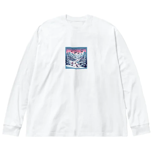 雪の楽園 Big Long Sleeve T-Shirt