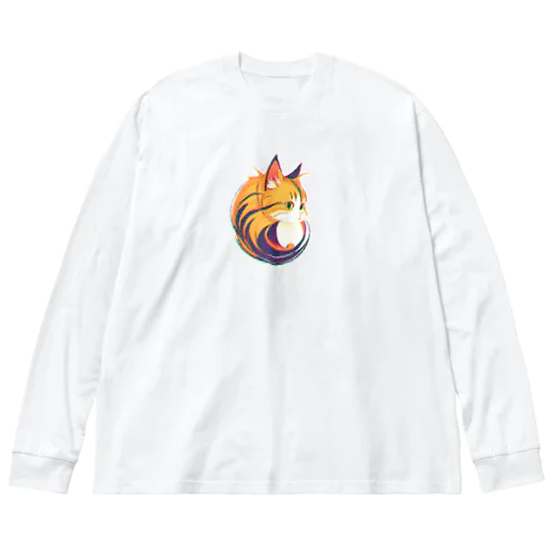 ノイズねこ ビッグシルエットロングスリーブTシャツ