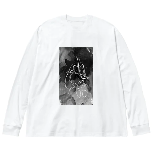 ぐちゃぐちゃアクリル Big Long Sleeve T-Shirt