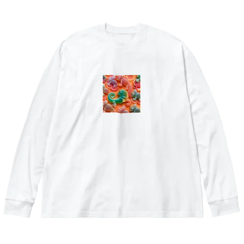 フルーツゼリーカメレオン Big Long Sleeve T-Shirt