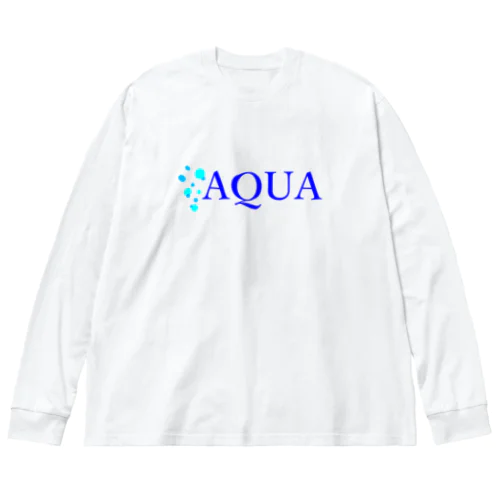 AQUA ビッグシルエットロングスリーブTシャツ