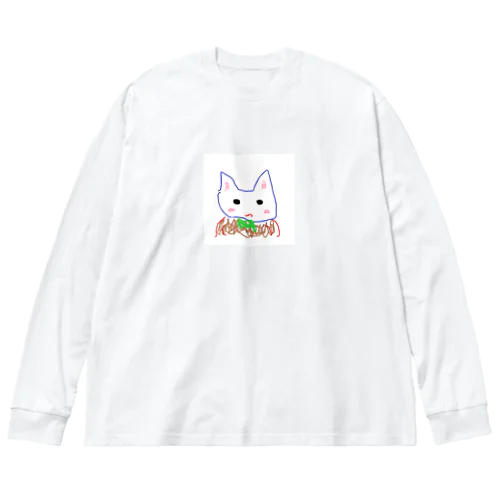 cat ビッグシルエットロングスリーブTシャツ