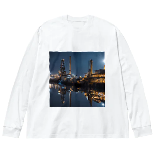 夜景の綺麗な埠頭のグッズ Big Long Sleeve T-Shirt