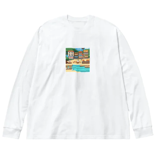 海のリゾート Big Long Sleeve T-Shirt