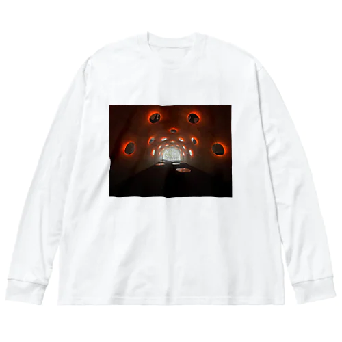 日本三大渓谷「清津峡」トンネル　“しずく” (火) Big Long Sleeve T-Shirt