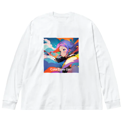 Colorfume Girl #002 ビッグシルエットロングスリーブTシャツ