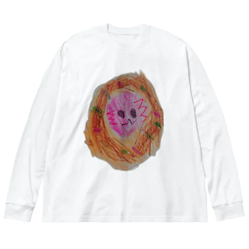 らくがきうーぱーちゃん コロッケ Big Long Sleeve T-Shirt