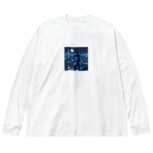 月夜侍 Big Long Sleeve T-Shirt