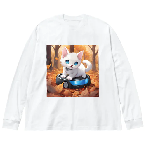 新型家電と白猫01 Big Long Sleeve T-Shirt