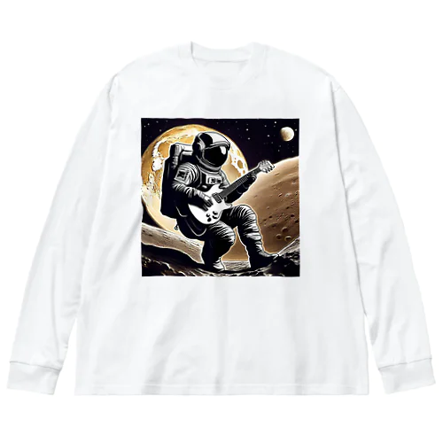 月面のギタリスト Big Long Sleeve T-Shirt