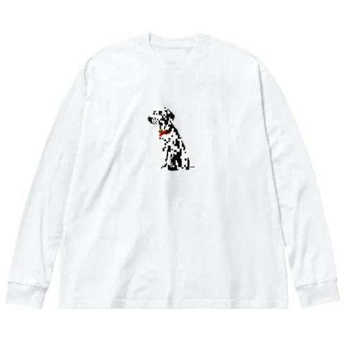 ピクセルアートダルメシアン　2 Big Long Sleeve T-Shirt