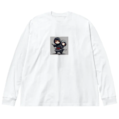 愛くるしい忍者グッズ Big Long Sleeve T-Shirt