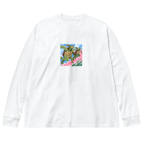 バーゲンセール Big Long Sleeve T-Shirt