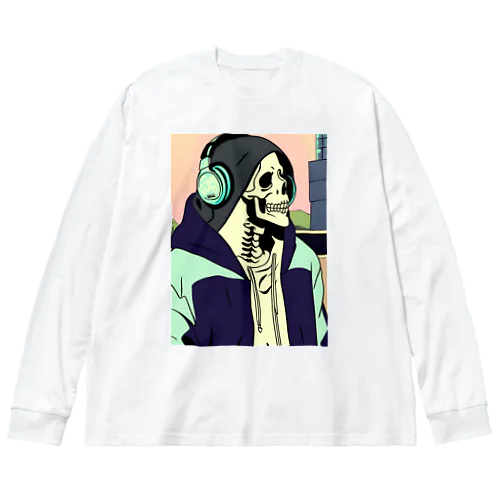 おしゃれなガイコツ Big Long Sleeve T-Shirt