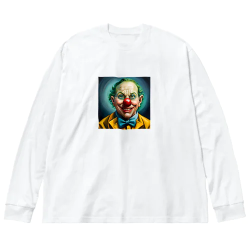 不気味なピエロのグッズ Big Long Sleeve T-Shirt