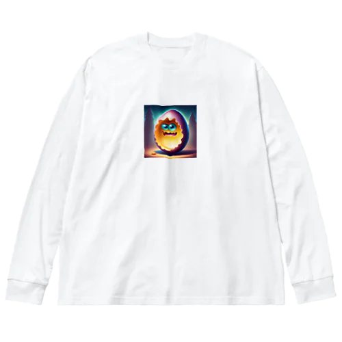 生卵モンスター Big Long Sleeve T-Shirt