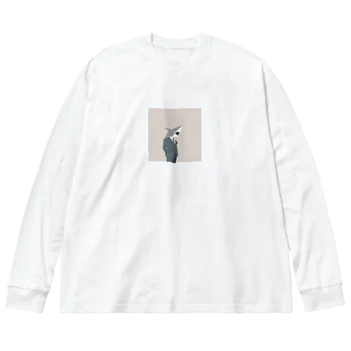 トップ営魚マンさめお Big Long Sleeve T-Shirt