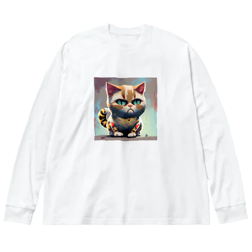 猫のタイガーくん Big Long Sleeve T-Shirt