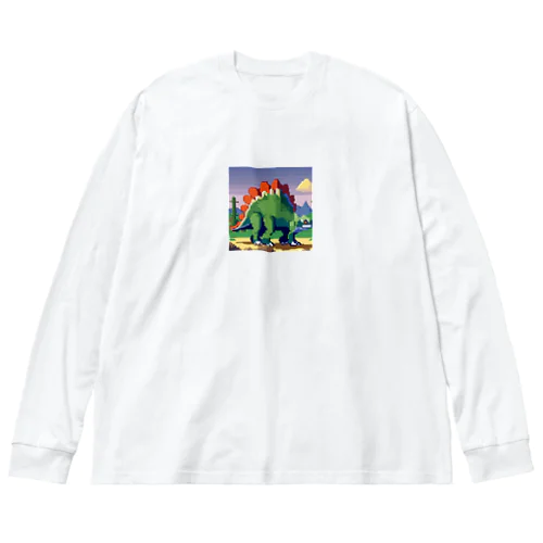 ステゴサウルス Big Long Sleeve T-Shirt