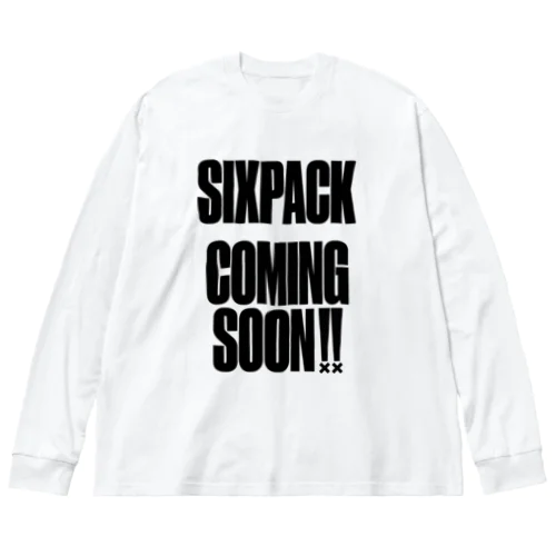 SIXPACK COMINGSOON シックスパック カミングスーン 筋トレ ビッグシルエットロングスリーブTシャツ