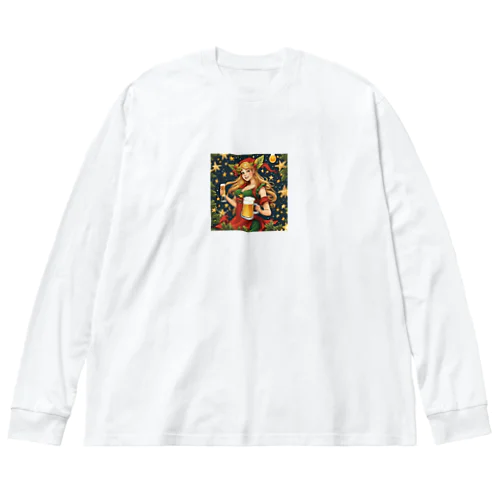 妖精さんと乾杯 Big Long Sleeve T-Shirt