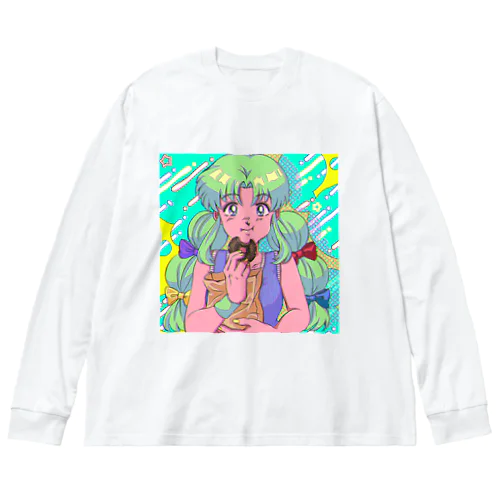 ドナツ〜 ビッグシルエットロングスリーブTシャツ