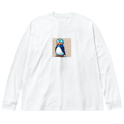 ペンギンピクセルアート Big Long Sleeve T-Shirt