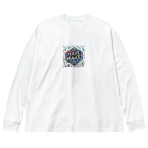 ホロジオメトリック ビッグシルエットロングスリーブTシャツ