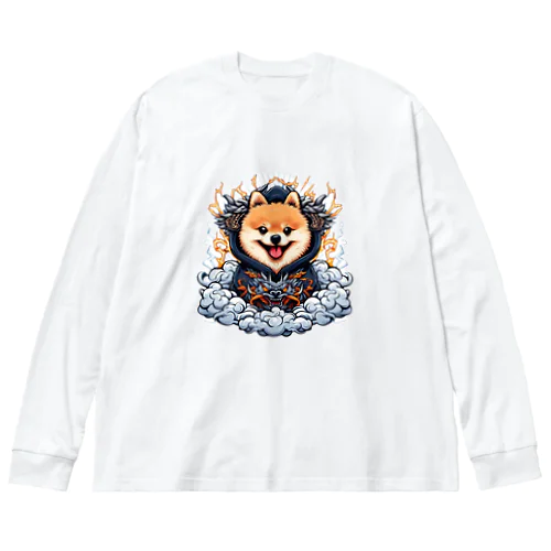 ポメドラゴン ビッグシルエットロングスリーブTシャツ