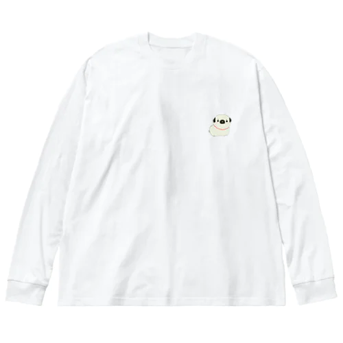 ぱぐパグ ビッグシルエットロングスリーブTシャツ