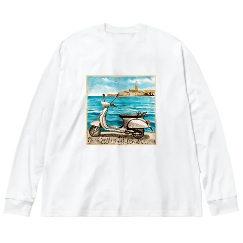 原動付き自転車 Big Long Sleeve T-Shirt