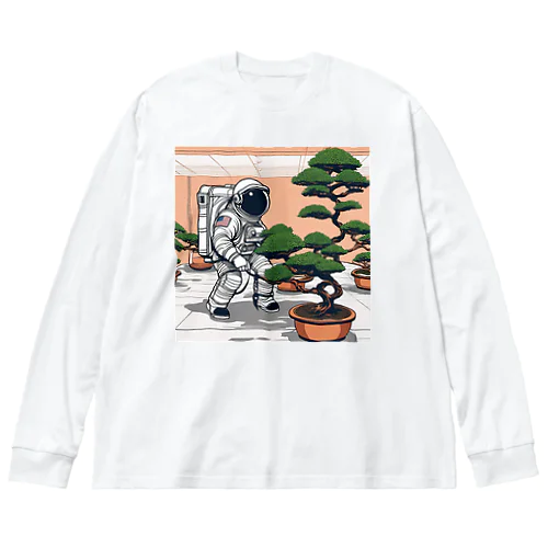 スペース盆栽 Big Long Sleeve T-Shirt