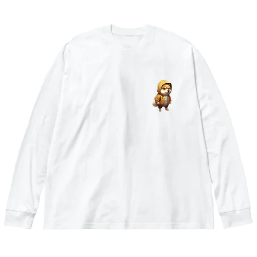 ぷんぷんしばくん Big Long Sleeve T-Shirt