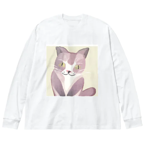 かわいい猫 Big Long Sleeve T-Shirt