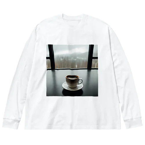 coffee Time ビッグシルエットロングスリーブTシャツ