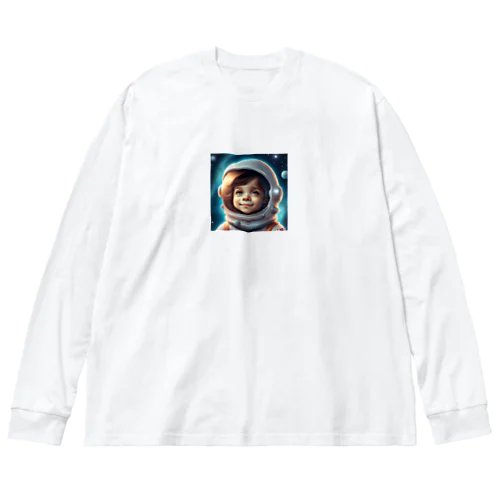 可愛い宇宙飛行士 Big Long Sleeve T-Shirt