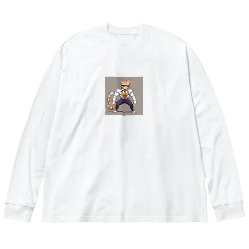 ネコサラリーマン Big Long Sleeve T-Shirt