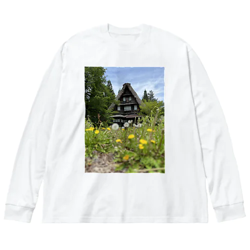 白川郷・五箇山の合掌造り集落 Big Long Sleeve T-Shirt