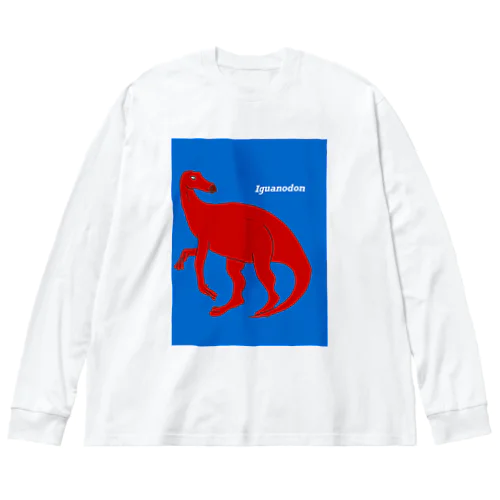 イグアノドン(赤) Big Long Sleeve T-Shirt