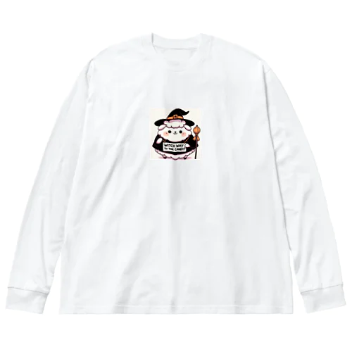 ハロウィン羊 ビッグシルエットロングスリーブTシャツ