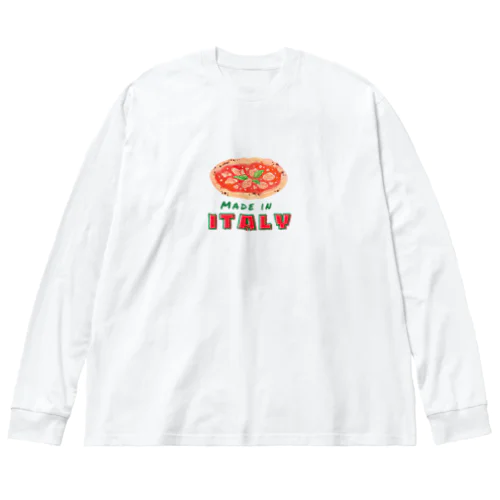 イタリアピザ ビッグシルエットロングスリーブTシャツ