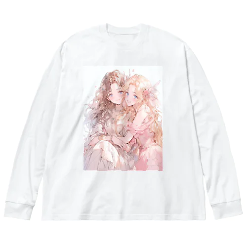 なかよし乙女 Big Long Sleeve T-Shirt