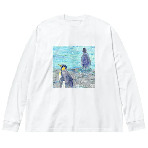 ラピス島ペンギン ビッグシルエットロングスリーブTシャツ