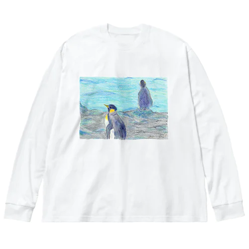 ラピス島ペンギン ビッグシルエットロングスリーブTシャツ