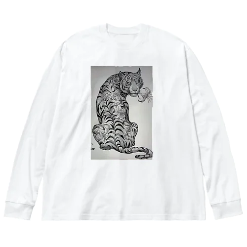 セクシーな虎さん Big Long Sleeve T-Shirt