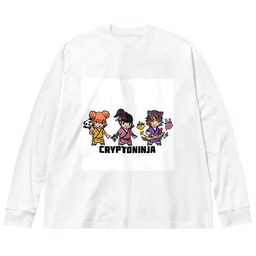 クリプトニンジャ ビッグシルエットロングスリーブTシャツ