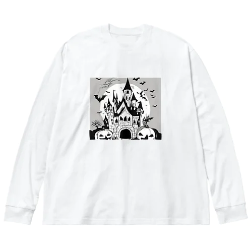 "幻想的なハロウィン：お城の魔法" Big Long Sleeve T-Shirt