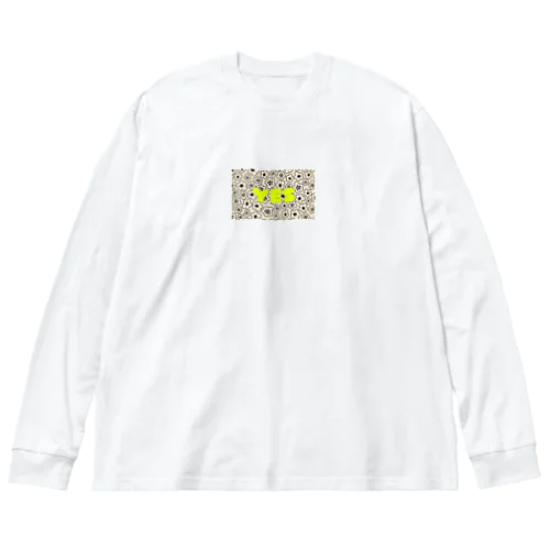 はい。花柄でし。 ビッグシルエットロングスリーブTシャツ