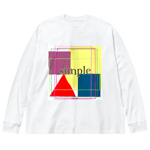 simple6 Big Long Sleeve T-Shirt