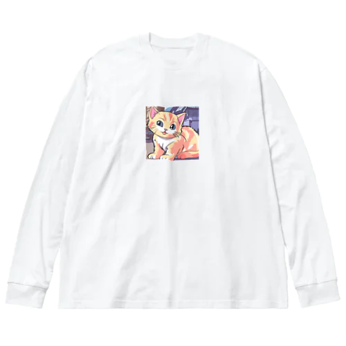 かわいい子猫グッズ Big Long Sleeve T-Shirt